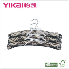 Padded cotton coat hangers